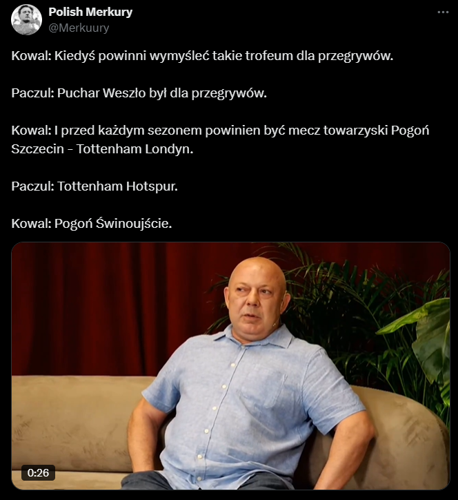 Tak Kowal nazywa POGOŃ i TOTTENHAM xD